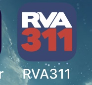 Lots of rain today. Report clogged storm sewers via the RVA 311 app. It takes some time, so be prepared. Also, a good photo of the problem is helpful, photos can be uploaded via the app