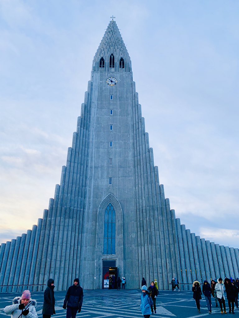 LangleyGeog's tweet photo. @lgs_news last day, a bit of time to explore Reykjavík: starting with the Hallgrimskirja to reflect on how the physical geography has inspired architecture and reflect on the impact of the Reformation in shaping the Lutheran influence on culture https://t.co/jpzZJuaNU8