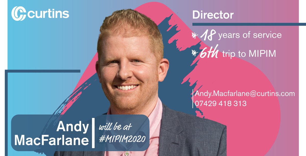 CurtinsConsult's tweet image. Next up in our MIPIM attendee list is Director, Andy MacFarlane. To arrange a meeting with Andy visit 👉 bit.ly/385ou2O

#MIPIM #MIPIMCannes #mipimproptech #networking #Engineering #BuiltEnvironment #Civil #Structural #Liverpool #NorthWest #NW #Merseyside