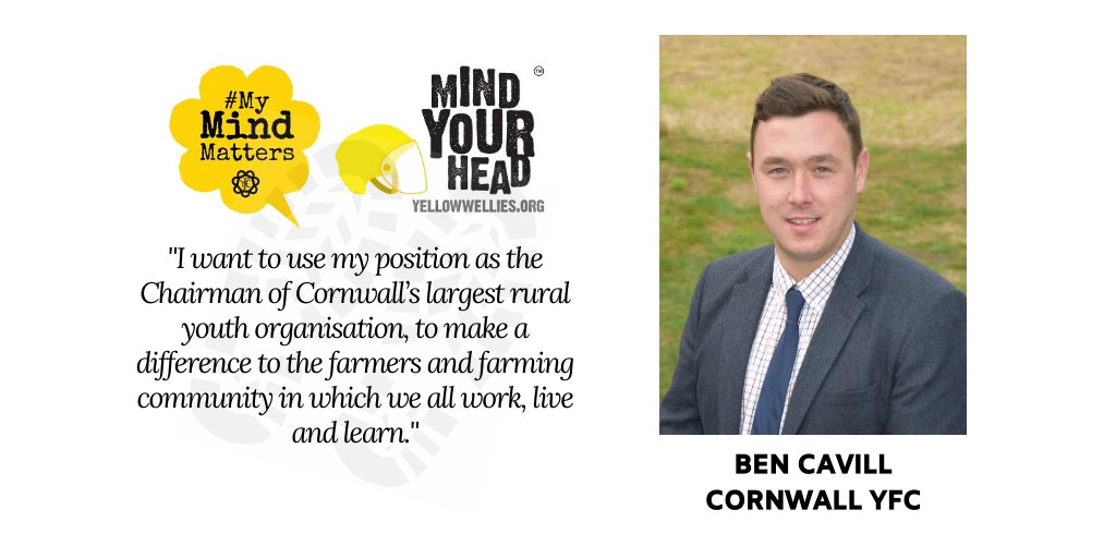 yellowwelliesuk's tweet photo. @benjamincavill is the action hero behind the #MyMindMatters campaign &amp; he's using his influence to help create a culture in farming that promotes positive mental health &amp; encourages people to open up and talk. 
Ben explains more in his blog https://t.co/GRiFcvadKW #MindYourHead https://t.co/QFNLWJzmia