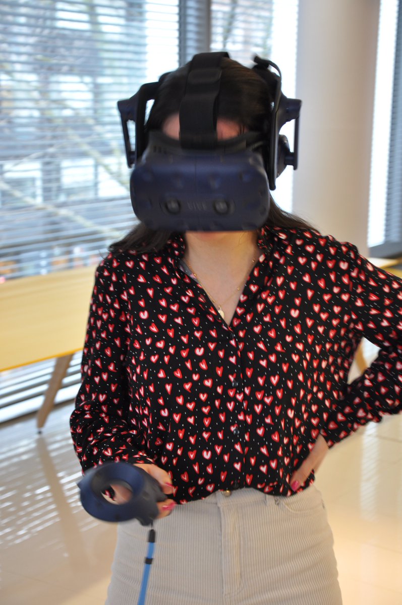 Posterscope's tweet photo. What a fun #KnowledgeAcademy this morning! Thank you @_koffeecup for showing us (and scaring us with!) the amazing capabilities of mixed reality @PSIOOH @liveposterUK #QubeCommunity #Tech #OOH #DOOH #Digital #Innovation #Future #AR #VR #AugmentedReality #VirtualReality #AI https://t.co/cWLT9SmWqO