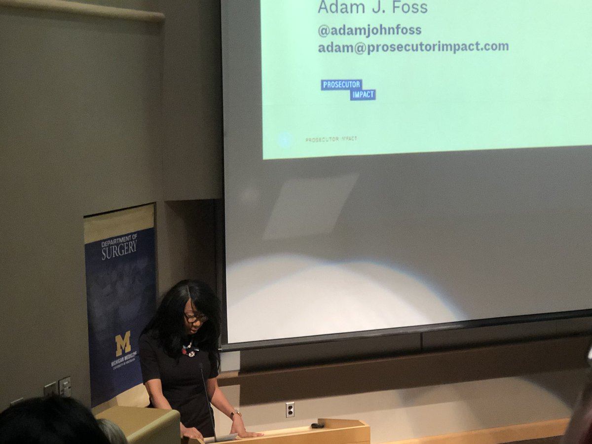 SaleemIslam's tweet photo. Grand rounds at Michigan Surgery. Erika Newman introducing Adam Foss for a social justice talk. @APSASurgeons @UFpedsurg @robinpetroze #michigansurgery https://t.co/SIUmpoZI6q