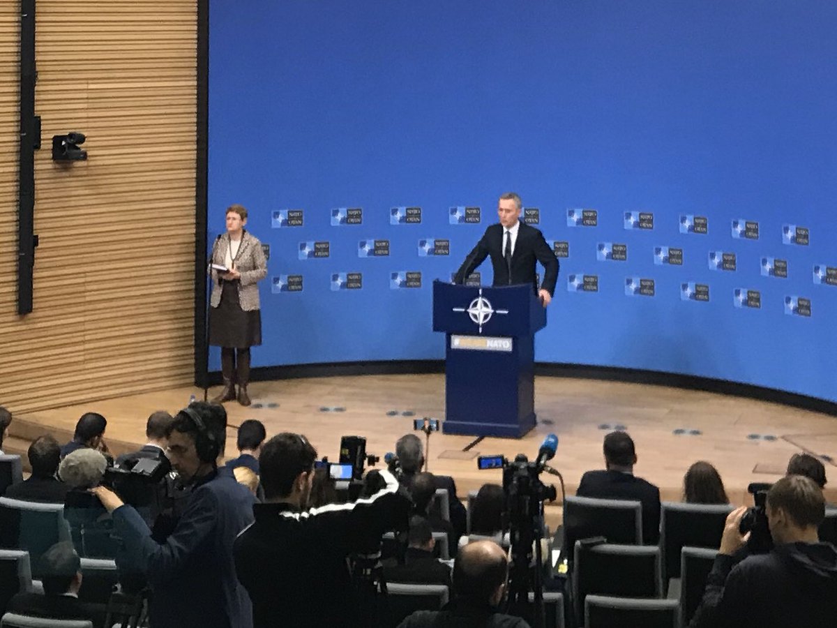 Stefan Leifert (@stefanleifert) on Twitter photo „What we see in #Idlib is really serious. The bombing of civilians is horrendous. We call on the Russian backed Syrian regime to stop the attacks.”
NATO Secretary General <a href="/jensstoltenberg/">Jens Stoltenberg</a> on #Syria „What we see in #Idlib is really serious. The bombing of civilians is horrendous. We call on the Russian backed Syrian regime to stop the attacks.”
NATO Secretary General <a href="/jensstoltenberg/">Jens Stoltenberg</a> on #Syria
