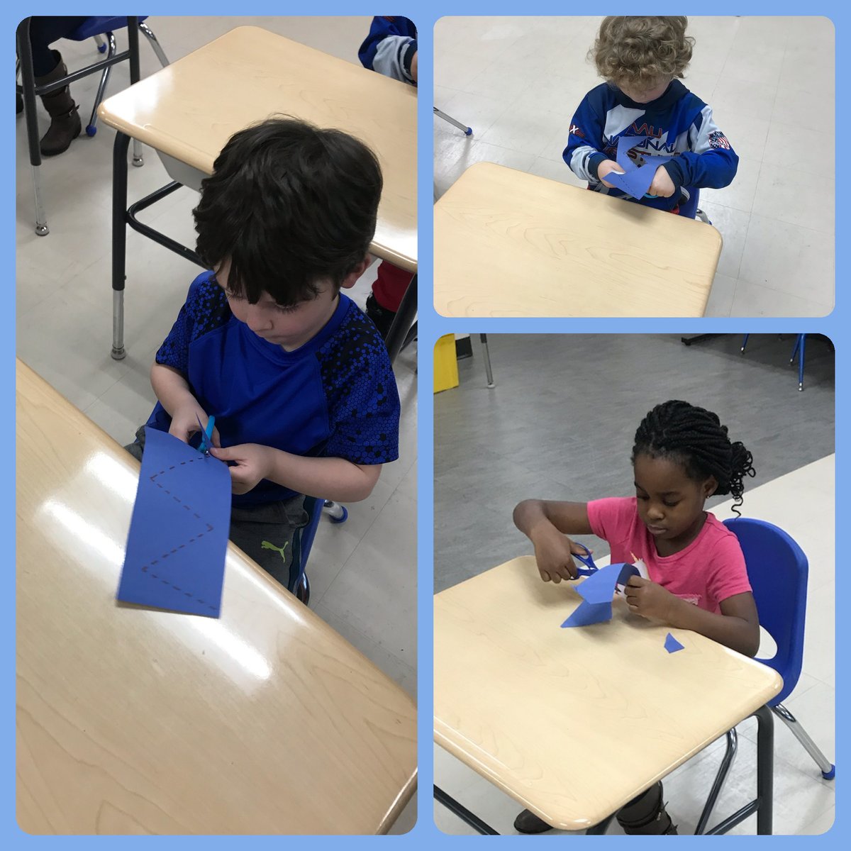 fmteducare's tweet photo. Scissor skills for the Littles ✂️✂️✂️ #TheLittles #TryingHard #JustKeepCutting https://t.co/H2QeNysvFr