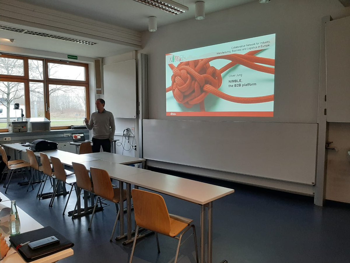 NimbleProject's tweet image. NIMBLE #collaborative #digital #platform is being introduced by @_INNOVA_  at the International Conference on Dynamics in Logistics (#LDIC2020).

#logistics #SupplyChain #Industry40 #innovation #Startup #technology