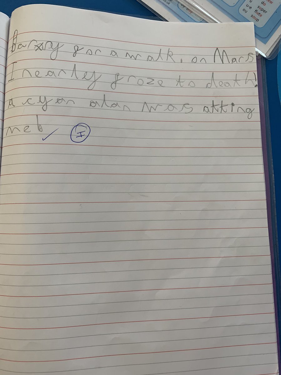 Loved this innovation this morning! #year1 #talkforwriting #innovation #recount