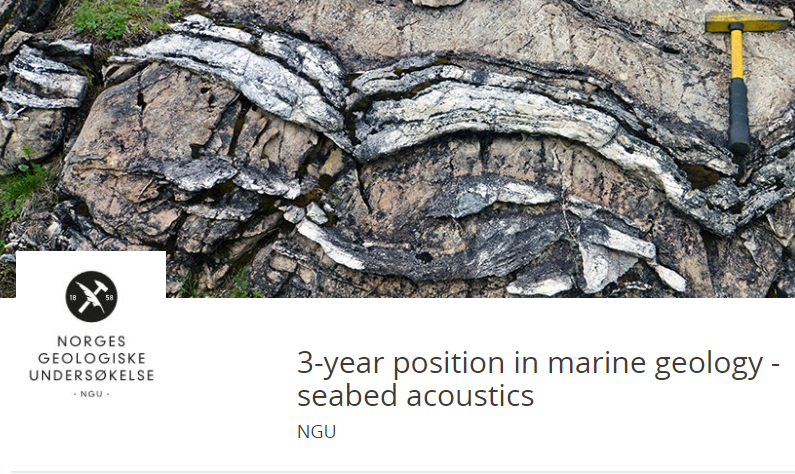 NGUmarin's tweet photo. JOB VACANCY! We're looking for a new @NGUmarin team member with expertise in seabed acoustics. Deadline 3rd March. https://t.co/WW6tTG1q8O https://t.co/kIhBHtnS0j