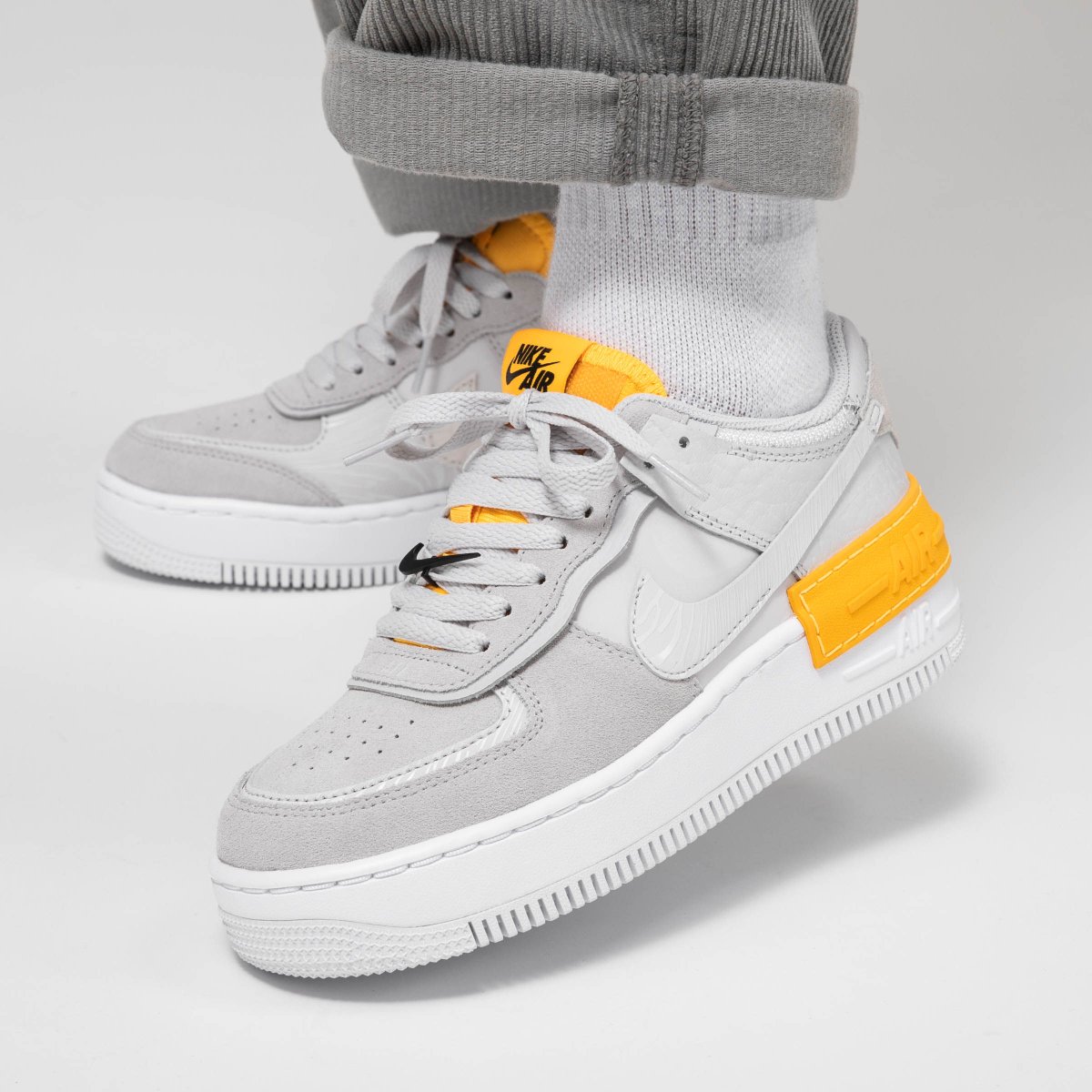nike air force 1 vast grey
