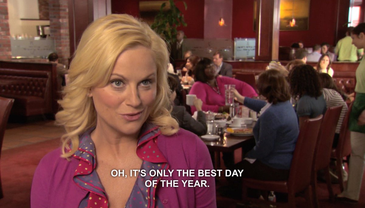 out of context parks and rec tweet media