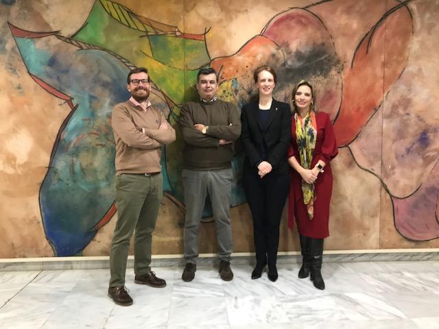 TIMEAssociation's tweet photo. So happy to meet with María Angeles Prats (Prof. #Aeronautical and Entrepreneur- @SkylifeEng ), Jose Ortega (Prof., #electricaleng.) & #FelipeRosa (Sub director internl affairs & prof. in #energy). Interesting #academic and #research opport. for our intl students & researchers! https://t.co/tkdkzCHRsa