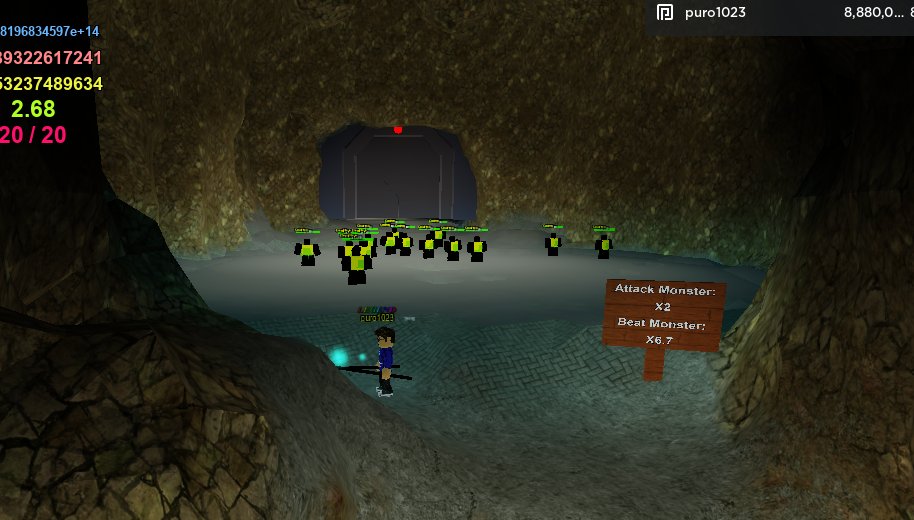 SNooblox's tweet photo. [New Gem Cave is Coming soon!!] Beating Monster and Get GEM!! Buy Pet and level up Pet by GEM!
まもなく洞窟ダンジョンの追加です！ＧＥＭももっとたくさん取りたい！というご要望に応えました！
#Roblox #RobloxDev #EnergySimulator #ロブロックス https://t.co/k3NgwHckVd