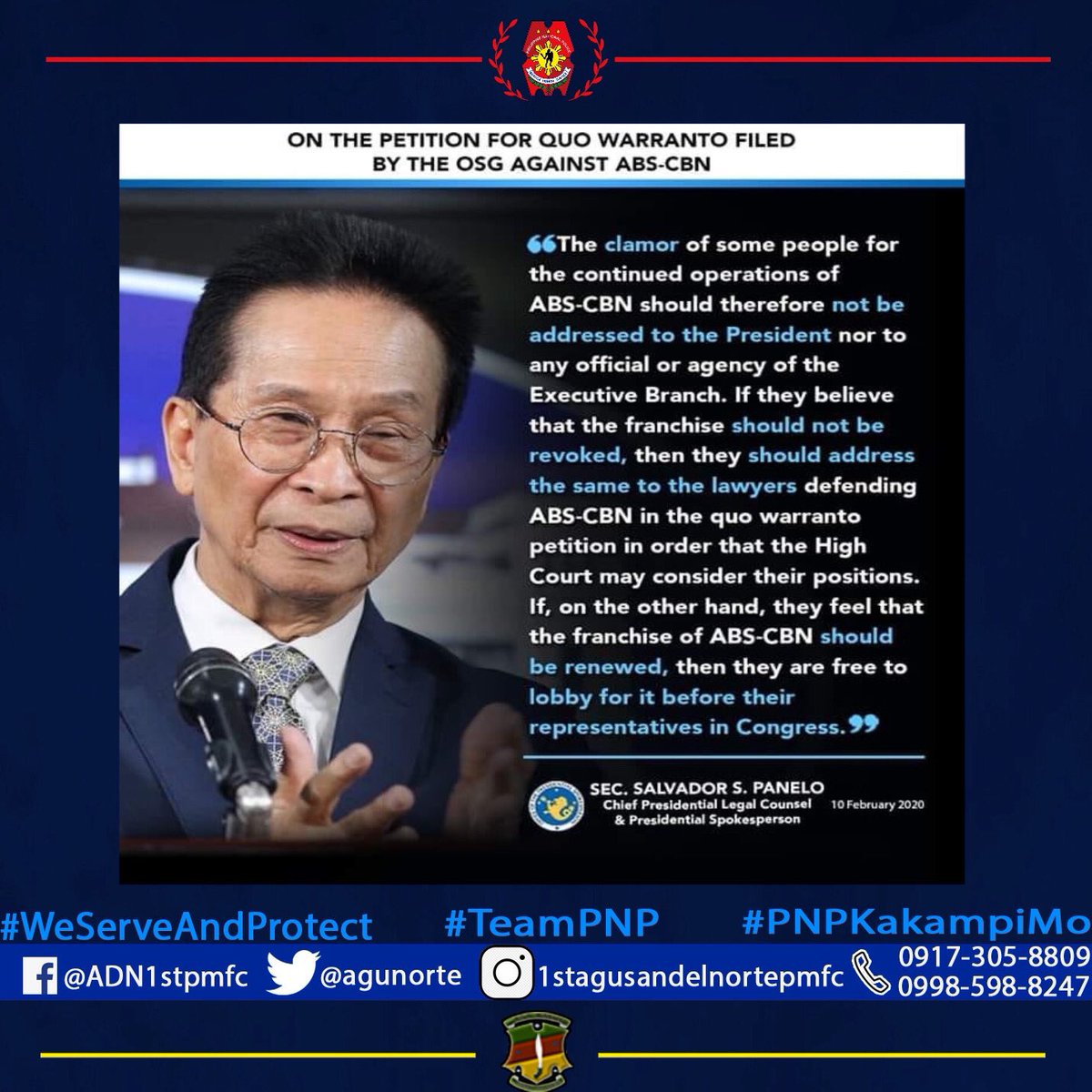 agunorteppsc's tweet photo. #TeamPNP
#WeServeAndProtect
#PNPKakampiMo https://t.co/20QBwOYSFk