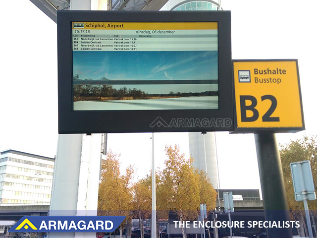 Armagard's tweet photo. For a cost-effective and versatile way to install digital signage, see @Armagard’s LCD/LED screen enclosure, stands 8-A110 and 8-A280 at #ISE2020.
#avtweeps #dooh https://t.co/W0WtLhkd1r