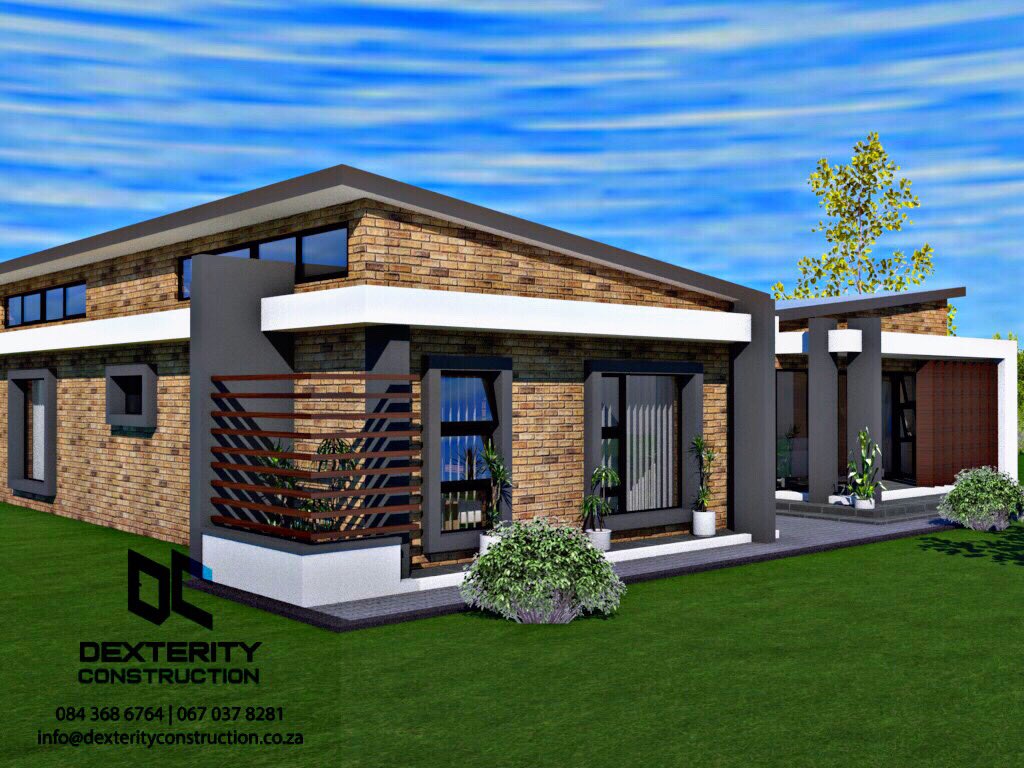 Facebrick version of the Butterfly Roof House Plan Designs 
- 0843686764/0670378281 📱/WhatsApp
Info@dexterityconstruction.co.za📧
#MensConference #SONA #EstherMahlangu Cyril Khune