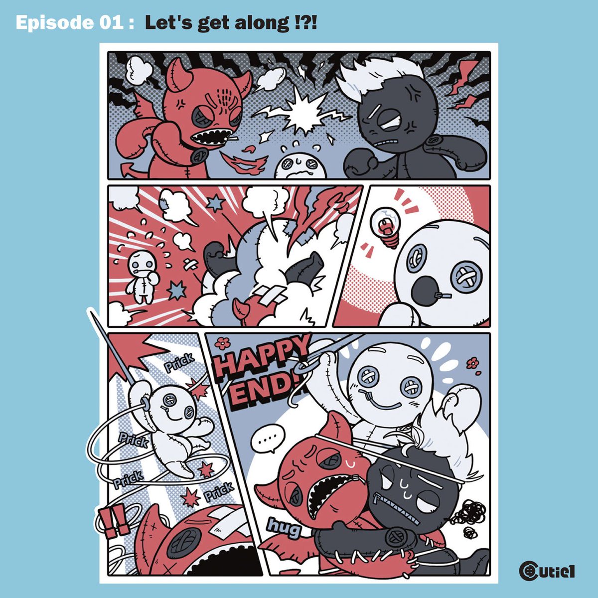 Cutie1 公式 オリジナルキャラクター紹介 まっしろい柔らかボディが特徴的な Blank ブランク のご紹介ですっ おっとり優しい天然素材の天然キャラ 愛用の針はなんでも縫い付けられる優れもの Cutie1 Cutie1toys Prime1studio