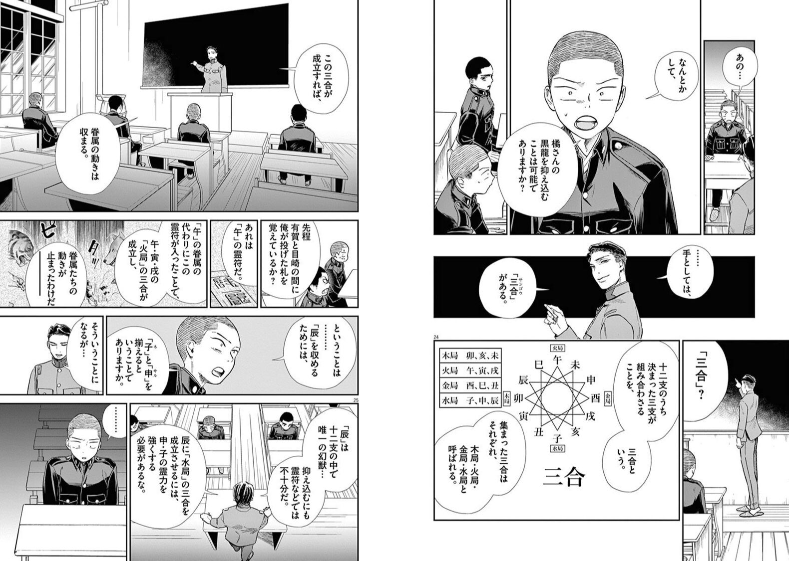 川端新 陰陽師 安倍晴明コミカライズ 作品紹介です 大正 昭和初期の軍国ファンタジー 神軍のカデット 全4巻 陰陽師関係がお好きなら 主人公たちには 眷属 と呼ばれる守護がつくのですが その性質は陰陽五行に基づいていて組み合わせによって 川端新 陰陽師 安倍晴明コミカライズ 作品紹介です 大正 昭和初期の軍国ファンタジー 神軍のカデット 全4巻 陰陽師関係がお好きなら 主人公たちには 眷属 と呼ばれる守護がつくのですが その性質は陰陽五行に基づいていて組み合わせによって