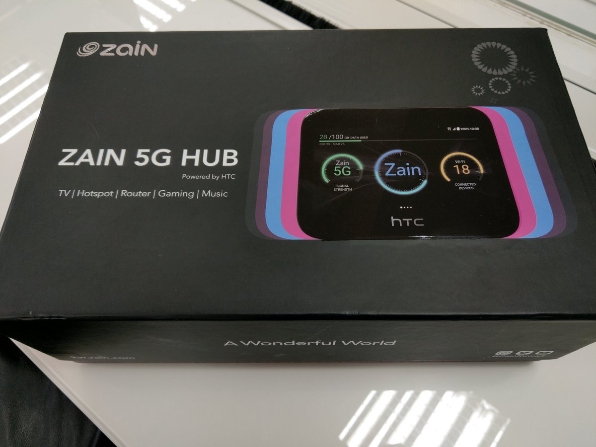 DanielJKhayat's tweet photo. Amazing proposition from #Zainkuwait the #HTC #5G #hub #HTCMEA https://t.co/vrQGkXj1wz