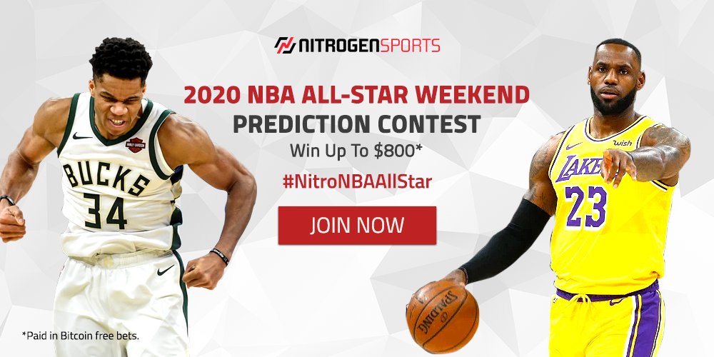 NitrogenSports's tweet photo. Celebrate the #NBAAllStar Weekend festivities with us and win up to $800* 💰

How to join:
RT and REPLY 
Use #NitroNBAAllStar and thoughts about the All-Star weekend contests and games
TAG 2 Friends

Submit Nitro ID and predictions ➡ https://t.co/O4Q2ORRUAW https://t.co/FfDrM68UYC