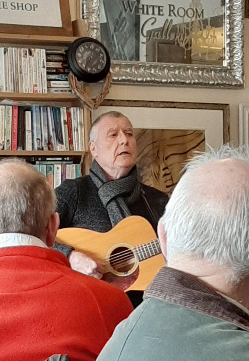 William Elliott in the cafe yesterday.