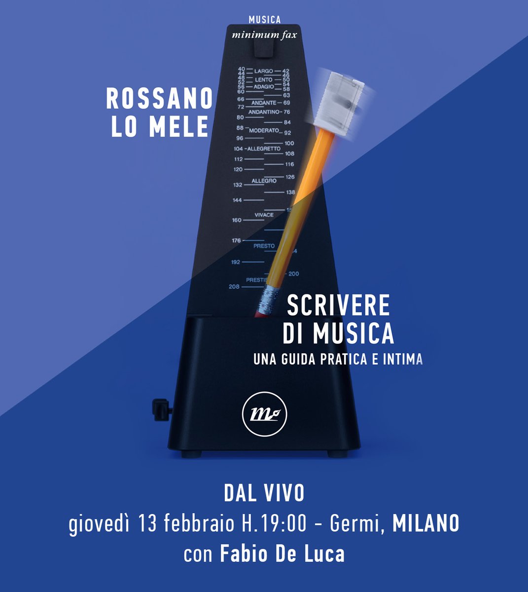 Il libro è fuori. E finalmente si parte. Sono onorato di cominciare a parlarne con un amico di vecchia data: <a href="/TheTuesdayTapes/">Fabio De Luca</a> da Germi, a Milano, nel giorno dell'uscita.