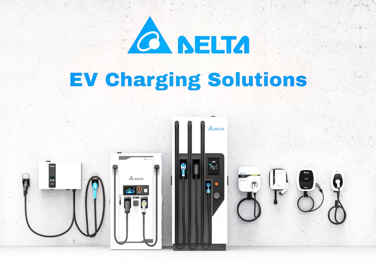 DeltaEMEA's tweet image. At one glance: The entire portfolio of our #EVChargers, from #UltraFast DC 150kW to the 22kW AC Max for all commercial and residential applications. 
emobility.delta-emea.com/en/
 #emobility #ev #fastcharging #future