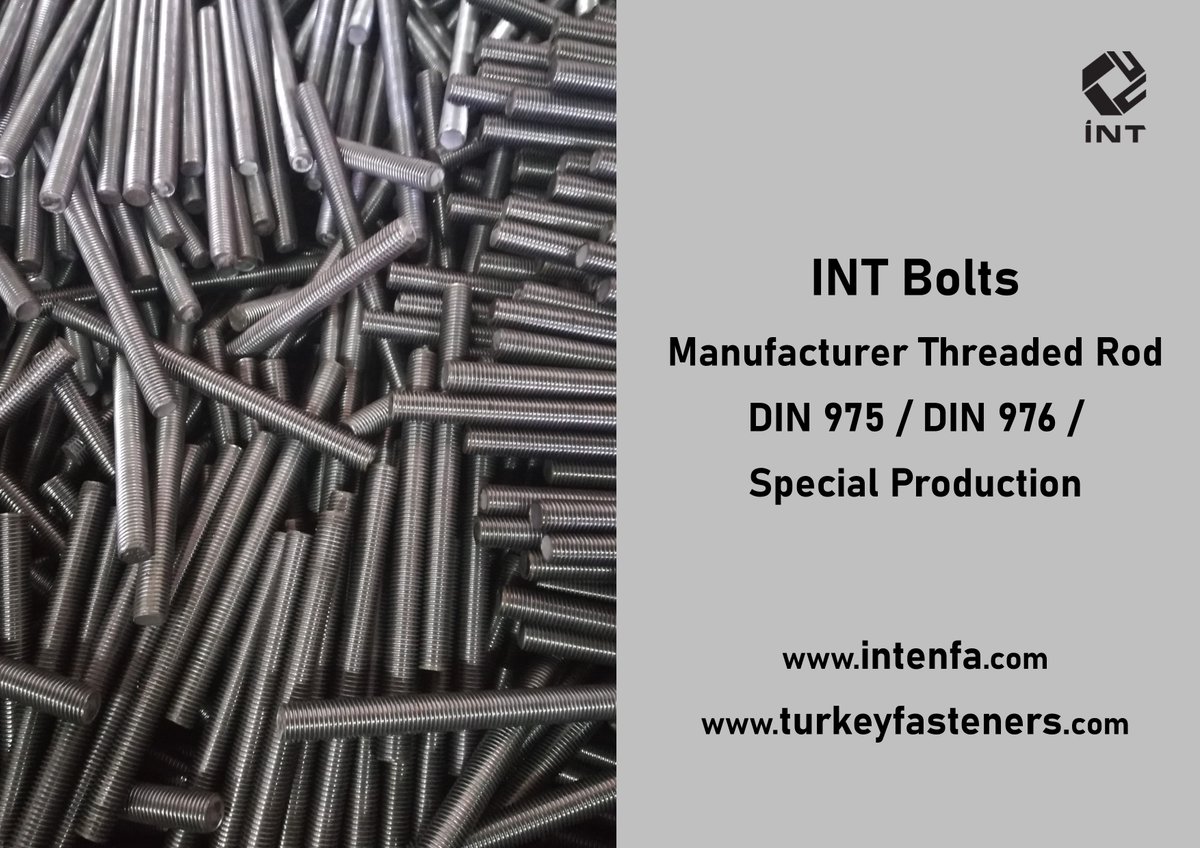 IntenfaL's tweet photo. INT Bolts Turkey / INTENFA GROUP LIMITED CO TURKEY
Manufacturer DIN 975 DIN 976 Stud Threaded rod in Turkey
Fabricant DIN 975 DIN 976 Tige Filetée en Turquie
#fasteners #threadedrod #Tigefiletée #DIN975 #DIN976 #fixation #boulonnerie #visserie #fastenersturkey #fastenersfrance https://t.co/gk2hvF5tzu