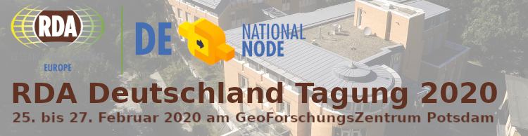 Die RDA Deutschland Tagung 2020 ist ausgebucht, wir freuen uns auf spannende Tage! #rdade2020