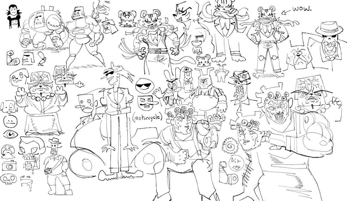 OCs made from emojis that people gave me! I am quite happy with these!! 