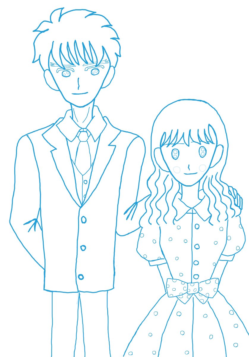 イラスト 修正 線画 大まる 芸術同盟 下書きを線画で少しだけ 尊敬するのはボッティチェッリ 低浮上の漫画