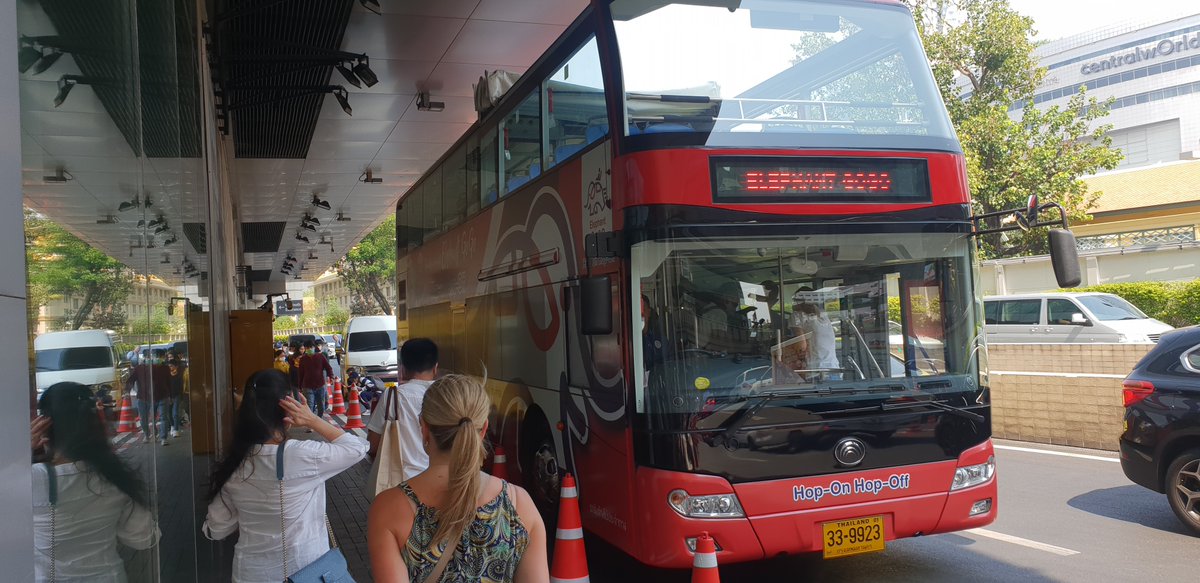 Lee_Thompson_'s tweet photo. #ThailandZA2020
Next we headed off to the MBK Center to catch the #ElephantGoGo HopOnHopOff Bus tour around city.
We grabbed lunch before heading off. #Coronavirus check impressive
#AmazingThailandSA
@thailandsa
@LesleySimpsonCo
@ChristeenCX
@GoSportsTravel1
#TheBachelorSA https://t.co/Yq5115wDoe