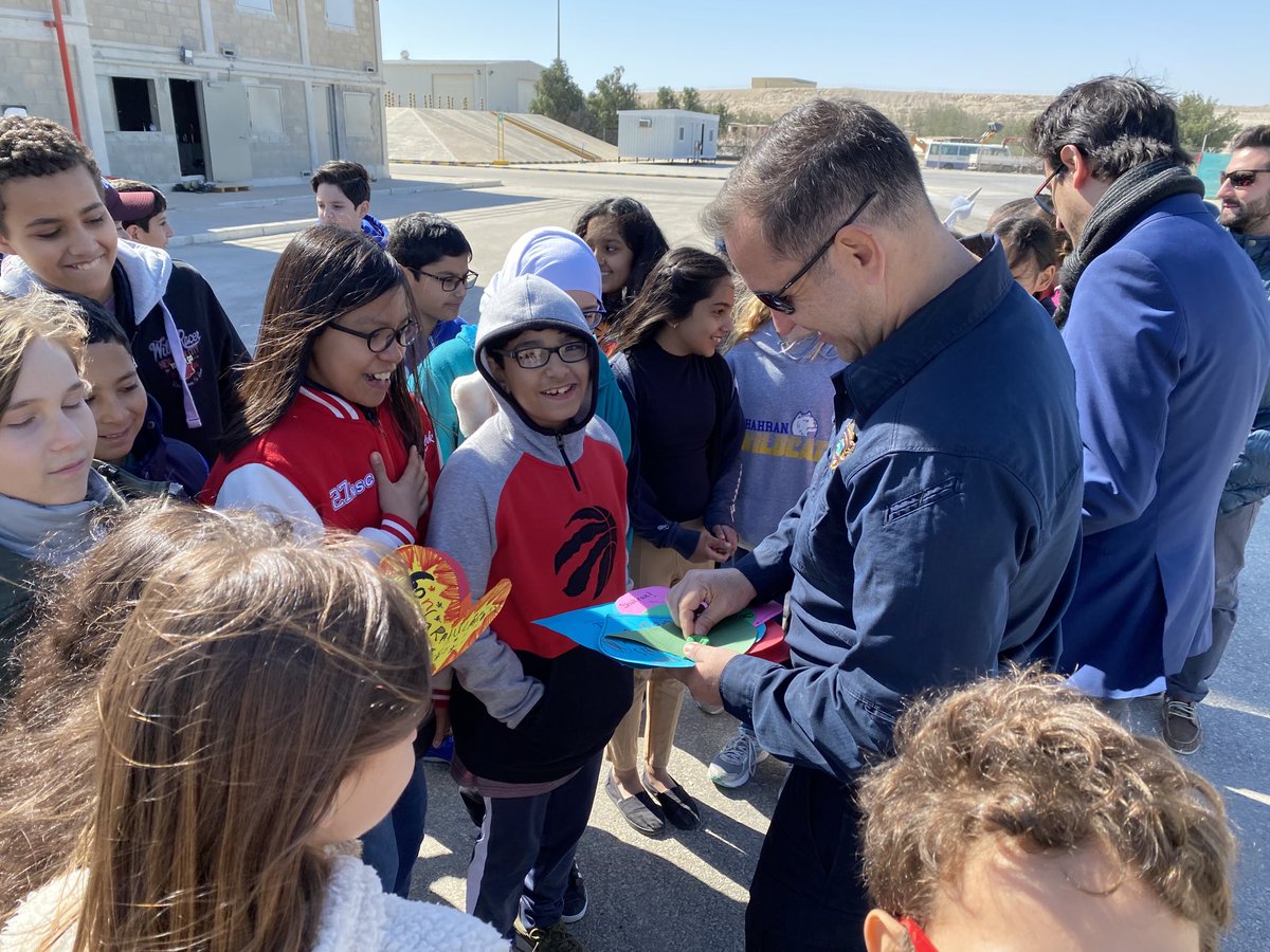 Gonzale1Kelly's tweet photo. Sutterlin &amp; Gonzalez Homerooms recognizing our Aramco Fire Department recent grads! Thank you for keeping us all safe😊@DHAPR1DE #DHA_schools ⁦@gordon_daniel_p⁩ ⁦@nehelelove⁩ https://t.co/ywWTHIEpdu