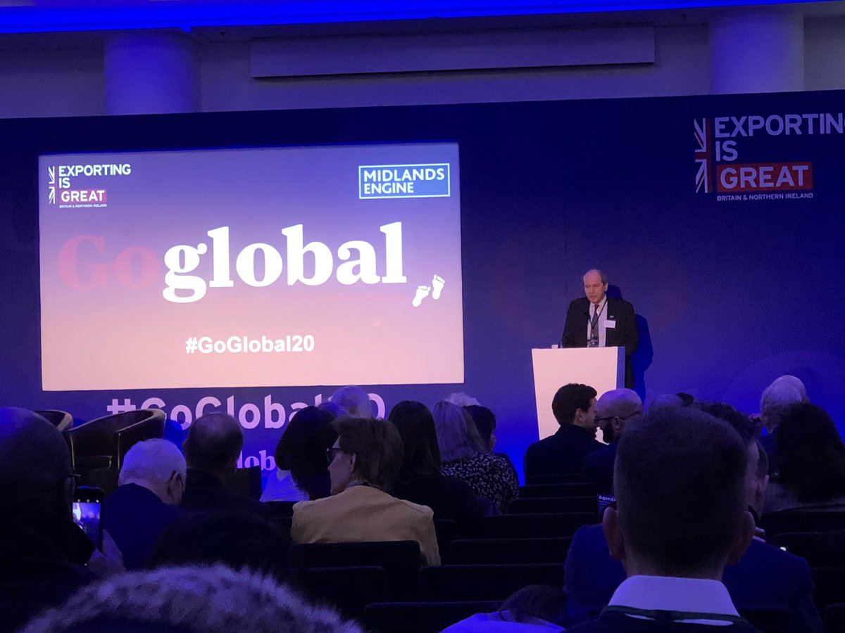 Great to be at  #goglobal20 today at the NEC. looking forward to hearing all about e-commerce for Exporters.