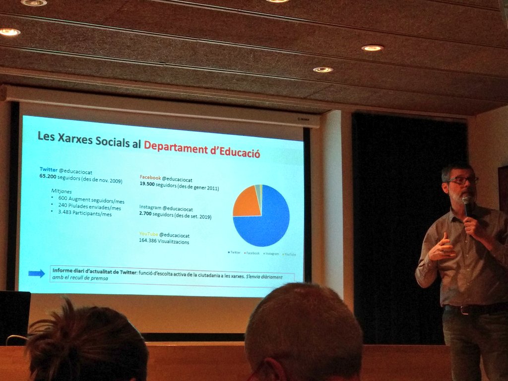 evaqueralt's tweet photo. 29a #CopGencat: ens posem al dia de les novetats a les #XarxesGencat i aprenem de l'experiència dels companys d'@educaciocat. https://t.co/CBfslVa6Zp
