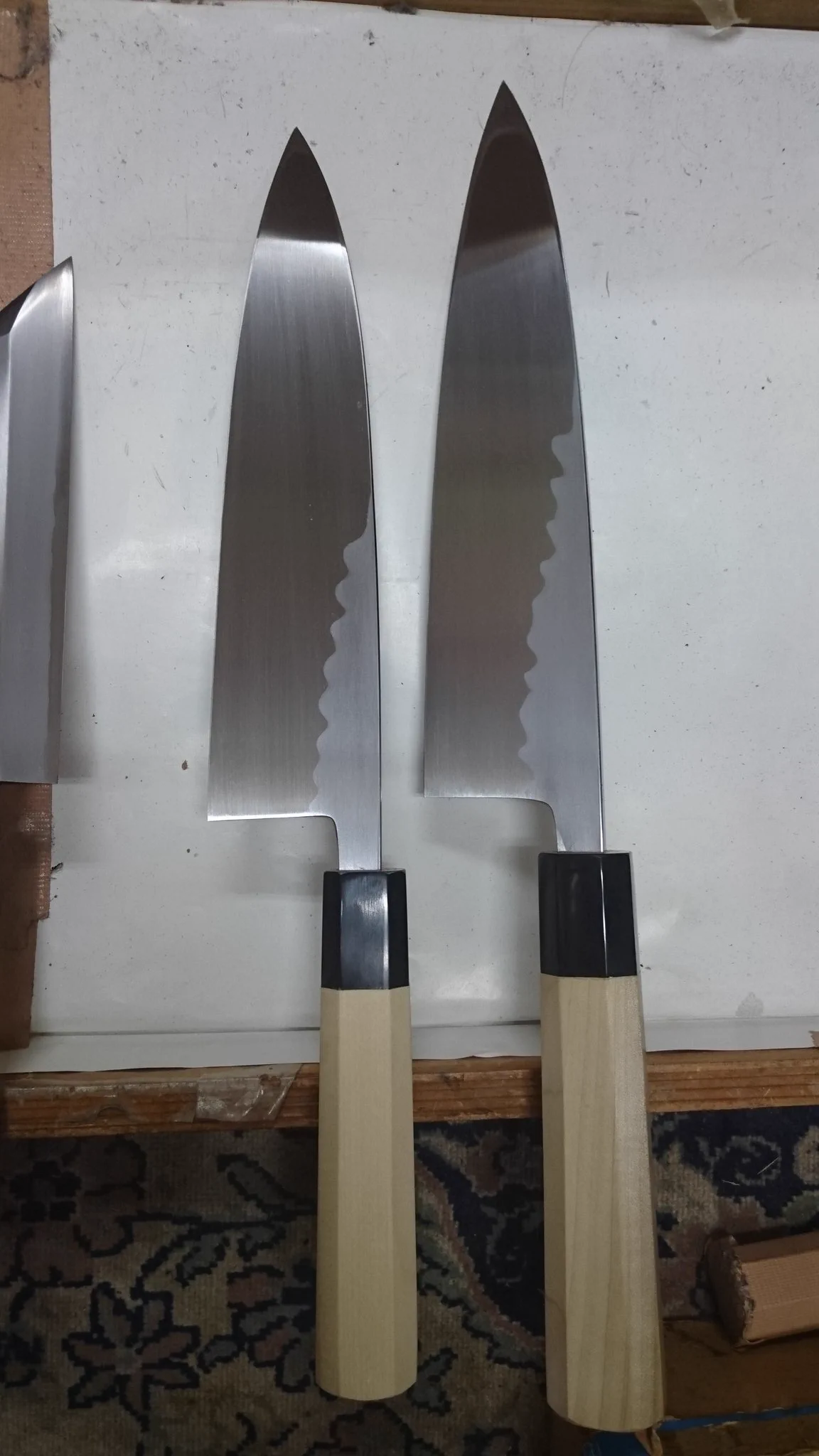 砥ぎ師が包丁を砥いだ結果？新品になったwww