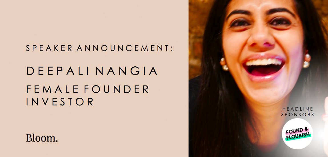 StephMelodia's tweet photo. The next panellist in our incredible line-up for Bloom's next International Women's Day event (book here: https://t.co/c9fboeVrYQ) is @deepalinangia  - angel investor, advisor to female founders, mentor, judge, and governess (the true multi-hyphenate!) #iwd2020 #bloompresents #vc https://t.co/LrpP6QmIpP