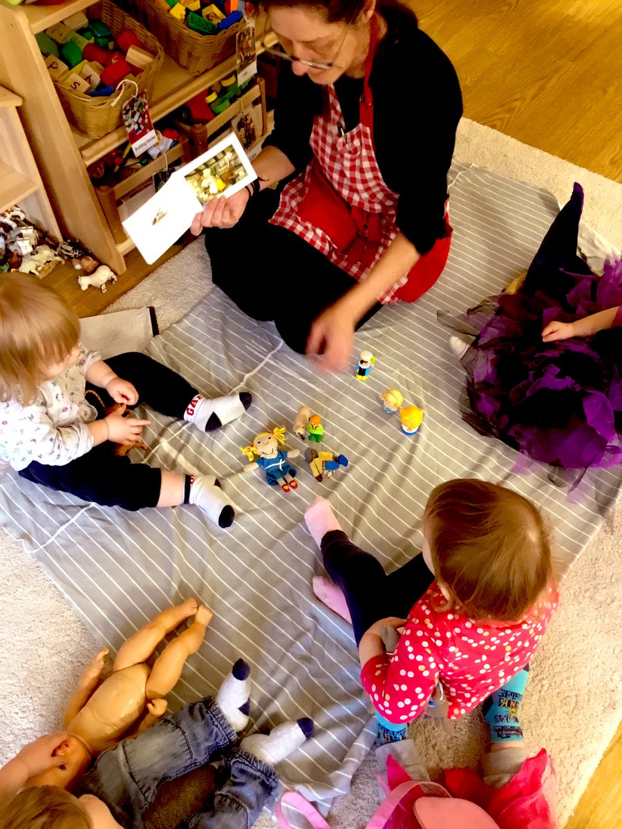 snapcorsham's tweet photo. Today in Elephants we were re-enacting the ‘Each Peach Pear Plum story’ using different characters and props. We even had our very own wicked witch and Cinderella 👸🏼🧙🏻‍♀️ #literacy #communciationandlanguage #makingrelationships #imaginationfun #rhyminglanguage https://t.co/gpfJ4B6qXV