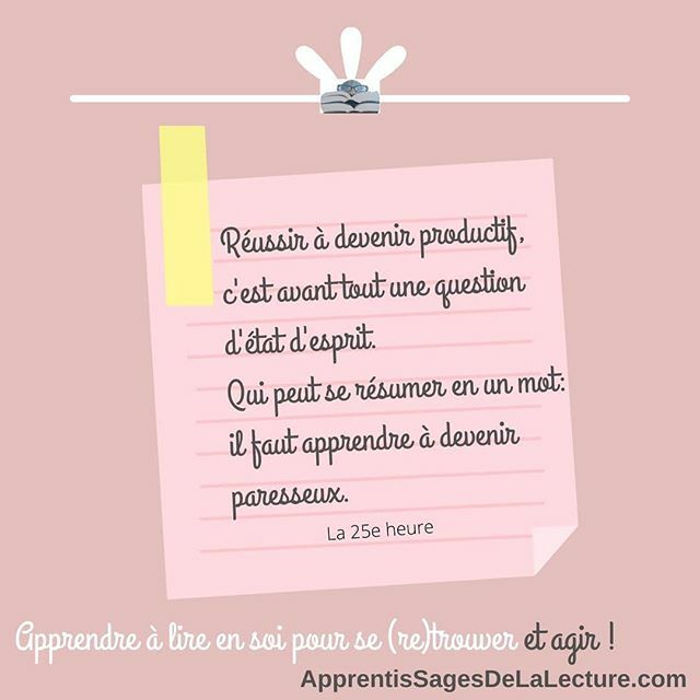 apprentilecture's tweet photo. Coucou toi,
.
Une lecture qui décape pour booster ta #slowlife 😉
.
Ou comment être plus efficace ✨ en mettant les outils au services de ta vie, et non l'inverse 😉
.
Et apprendre à dire non aux projets qui ne correspondent pas à tes objectifs de vie 😍… https://t.co/S0h9ROAl74 https://t.co/ut0Va9vaQJ