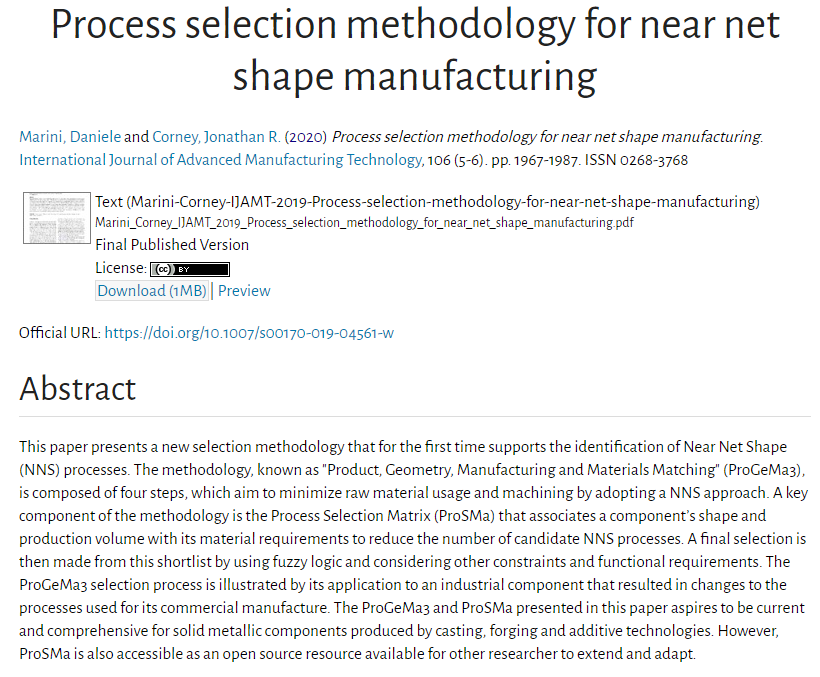StrathclydeOA's tweet image. Process selection methodology for near net shape #manufacturing strathprints.strath.ac.uk/70443/ #NearNetShape #NNS #engineering #forging #casting #OpenAccess @strathdmem