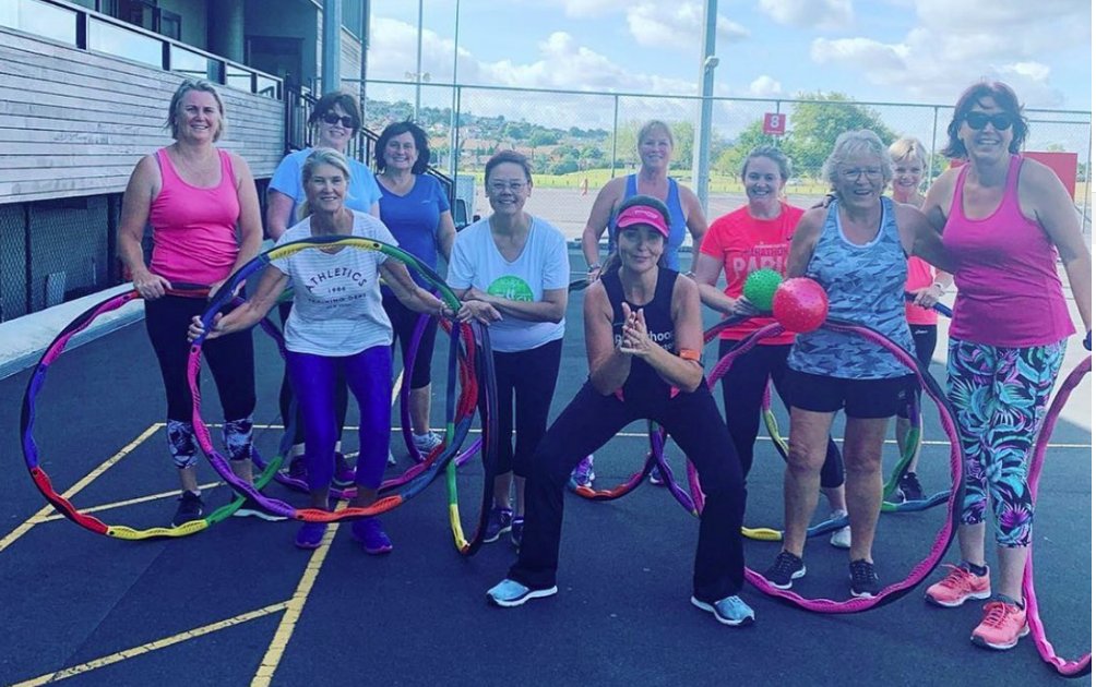 Powerhoop - Weighted Hula Hoop tweet media