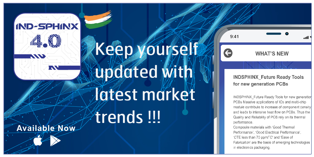 IndSphinx's tweet image. INDSPHINX 4.0_Keeps you updated with the latest market Trends !!!
Click on the &quot;WHAT&apos;S NEW&quot; Button in the App. To know more about this Interesting Feature !!!

#indsphinx #pcbtools #pcbrouters #pcbdrills #precisiontools #ultramicro #micro #madeinindia #digitalindia #electronics