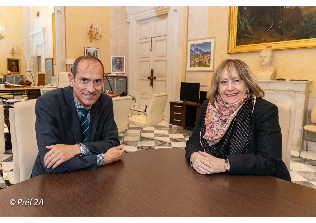 Première rencontre avec Monsieur Franck ROBINE, Préfet de Corse,