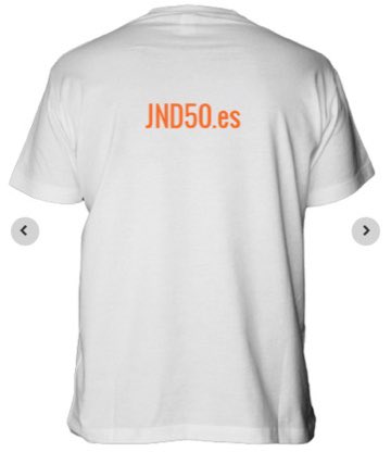 jnd50es's tweet photo. Nuevas camisetas OFICIALES https://t.co/itbHRG3vpm #camisetas #jnd50 https://t.co/VNyjNgeYtc
