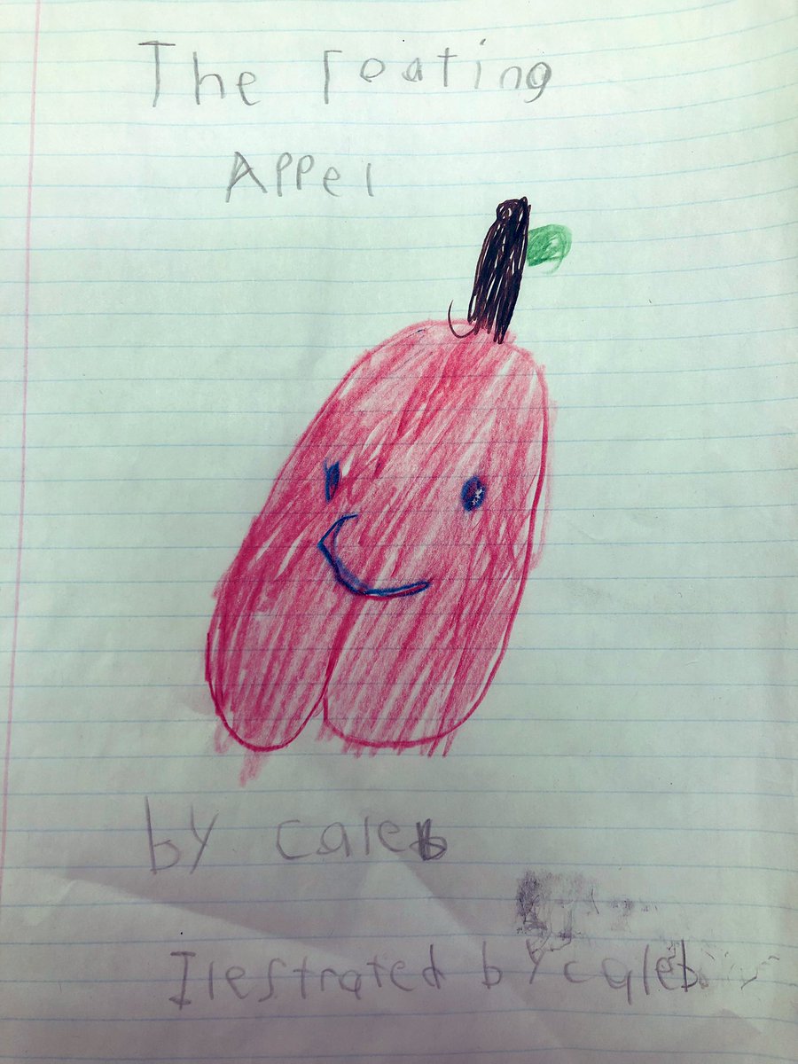BrightviewEPSB's tweet photo. @IamJoryJohn Your books are an inspiration! “The Bad Seed” &amp; “The Good Egg” inspired one of our students to write “The Rotten Apple.” Here are the first few pages of the 1st draft.  We also now love “The Cool Bean!”  Do you plan to write more like these? Thank you!  #epsb https://t.co/keo1MGKTH3
