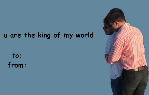 demain c'est la saint valentin, pour l'occasion, on vous a préparé de petites cartes à envoyer à vos crushs, copains/copines, etc. 😘