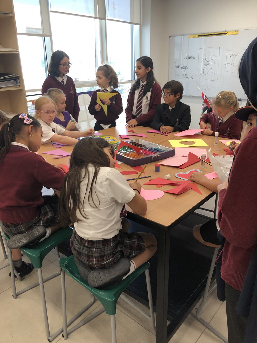 The Itsy Bitsy Craft club is all bout Valentines Day today. Great collaboration between our junior and senior pupils, as part of our business enterprise project. A great end to the half term.
