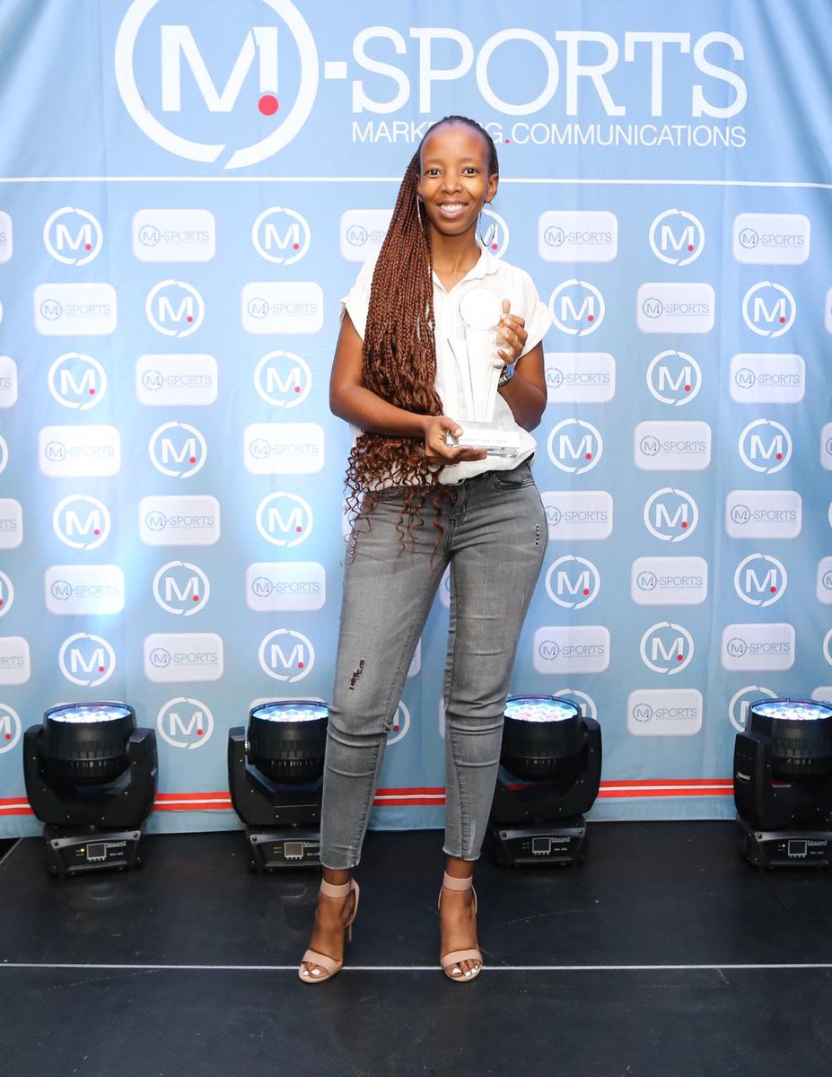 M_SportsSA's tweet photo. The 2019 "Most Valuable Player" is your village PR queen Kea Taele 👑🎉

Congratulations KT 🙌
#MSportsAwards https://t.co/KJFtvEMYlE