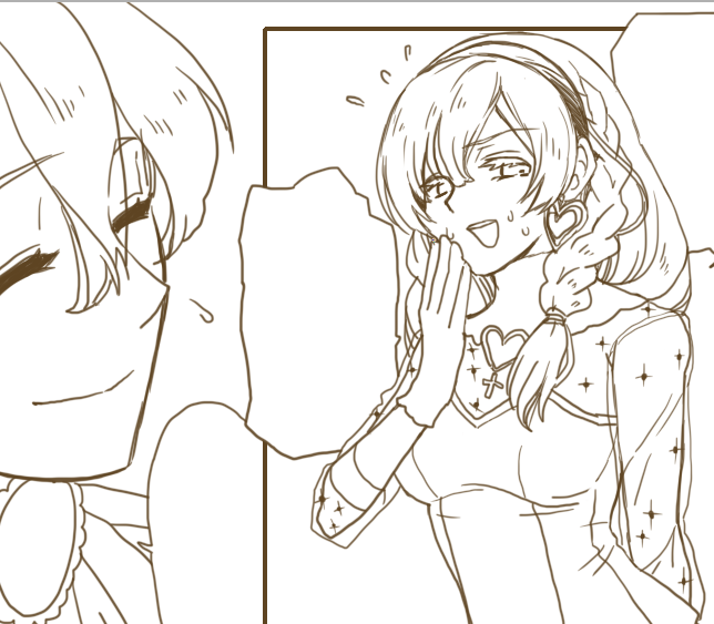 とりあえず5ページ描けた。
手が攣って来たので今日はこの辺で。
明日中には上げます(`・ω・')ゞ 