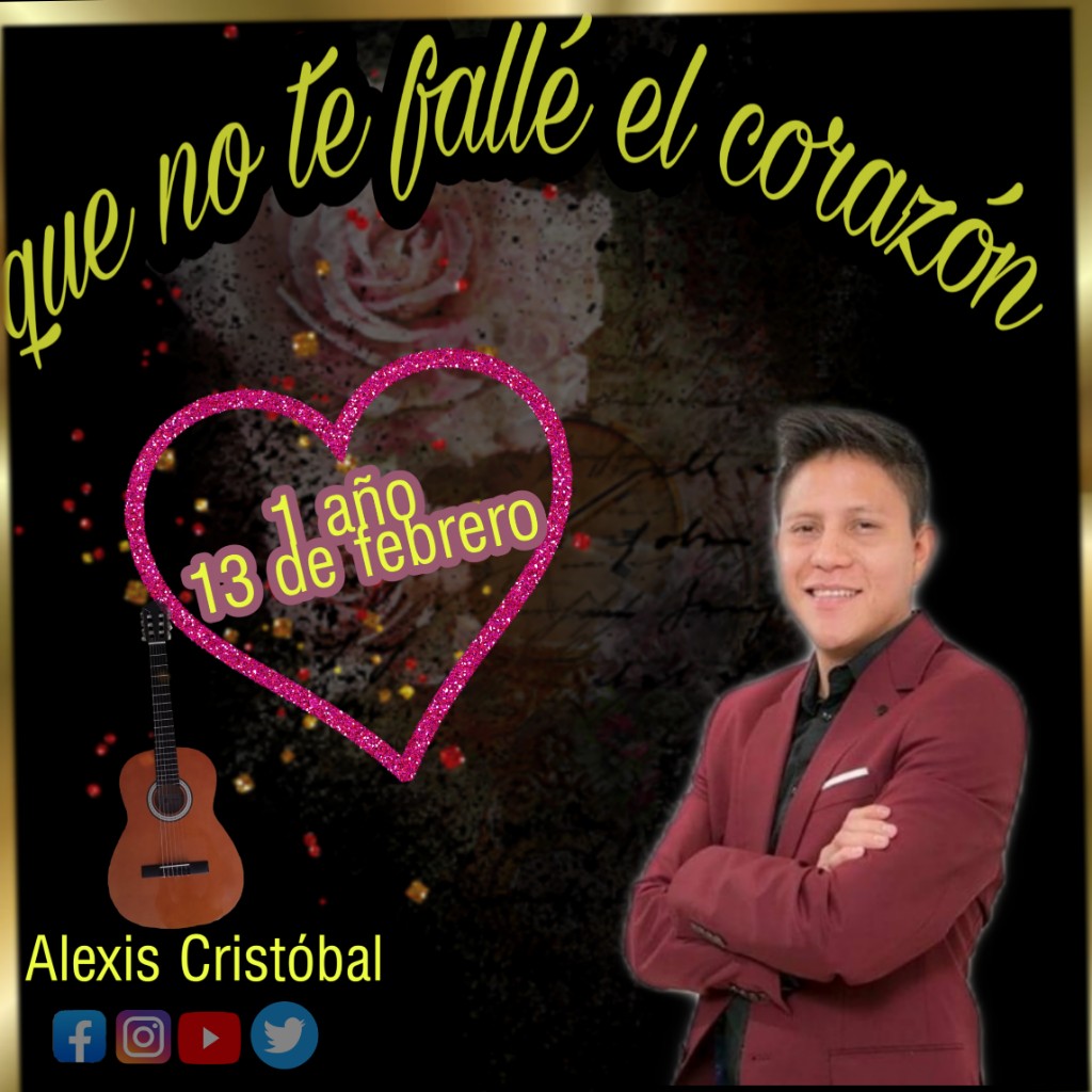 Catheri38164272's tweet photo. Felicidades
@AlexisMusicMX
1 año del estreno de 
Que no te falle el corazon https://t.co/LOBMs6nnhg