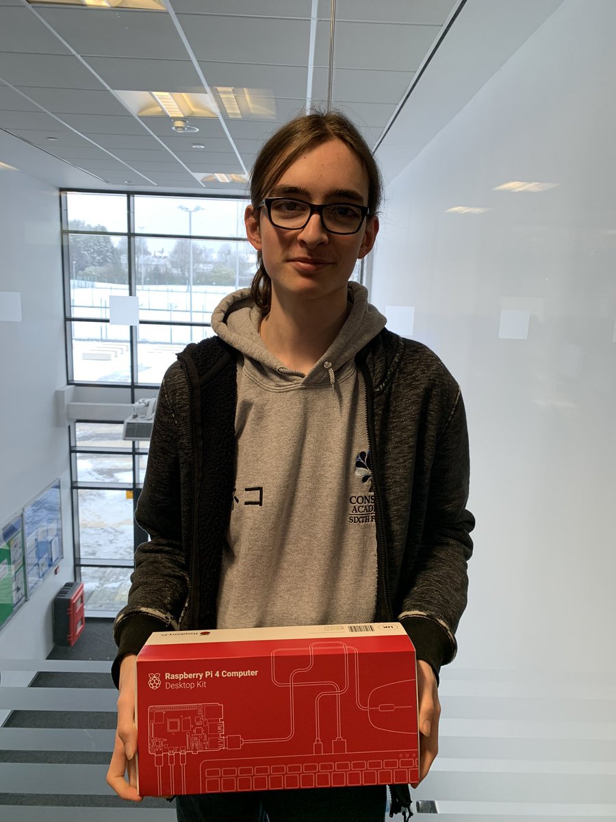 Consett Academy (@consett_cs) on Twitter photo Euan was one of the winners <a href="/IsaacCompSci/">Isaac Computer Science</a> winter competition! His <a href="/Raspberry_Pi/">Raspberry Pi</a> 4 arrived today! He is over the moon Euan was one of the winners <a href="/IsaacCompSci/">Isaac Computer Science</a> winter competition! His <a href="/Raspberry_Pi/">Raspberry Pi</a> 4 arrived today! He is over the moon