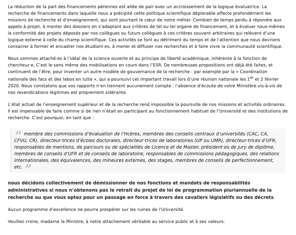 mchambru's tweet photo. 🚦Message de service🚦
A l’instar de collègues @UGrenobleAlpes + #infocom / suite à la motion #CNU71 @sfsic #CPDirSIC, j’ai signé l’appel à démission collective de nos responsabilités administratives contre la #LPPR et l’état actuel de l’#ESR : https://t.co/n0LsNTzhN1
⤵️⤵️ https://t.co/RGq68WGdyF